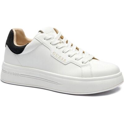 Guess Skórzane sneakersy WINNIE zamsz biały 36 Guess Skórzane sneakersy WINNIE zamsz biały 36