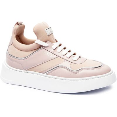 Furla Sneakersy z dodatkiem skóry pudrowy róż 37 Furla Sneakersy z dodatkiem skóry pudrowy róż 37