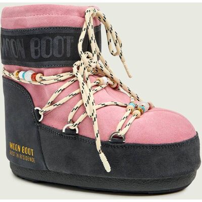 Moon Boot Śniegowce ICON LOW SUEDE BEADS Moon Boot X Guest in Residence zamsz różowy 39/41 Moon Boot Śniegowce ICON LOW SUEDE BEADS Moon Boot X Guest in Residence zamsz różowy 39/41