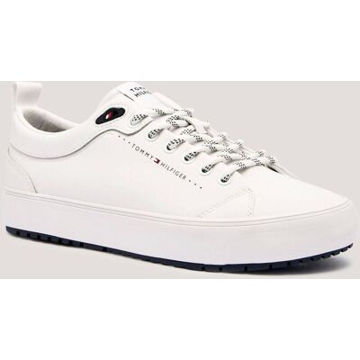 Tommy Hilfiger Sneakersy VULC z dodatkiem skóry biały 41 Tommy Hilfiger Sneakersy VULC z dodatkiem skóry biały 41