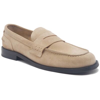 Gant Loafersy LOUON zamsz beżowy 40 Gant Loafersy LOUON zamsz beżowy 40