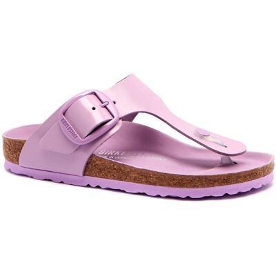 Birkenstock Skórzane japonki GIZEH narrow fit lawendowy 36 Birkenstock Skórzane japonki GIZEH narrow fit lawendowy 36