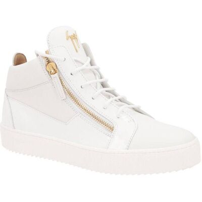 Giuseppe Zanotti Skórzane trampki MAY LONDON biały 39 Giuseppe Zanotti Skórzane trampki MAY LONDON biały 39