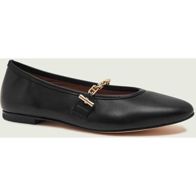 Boss BLACK Skórzane baleriny Silvye_Ball10_NACH Mary Jane czarny 38 Boss BLACK Skórzane baleriny Silvye_Ball10_NACH Mary Jane czarny 38