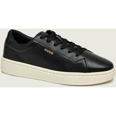 HUGO Skórzane sneakersy Neston_tenn_lt czarny 45 HUGO Skórzane sneakersy Neston_tenn_lt czarny 45