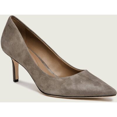 Boss BLACK Szpilki Miah_Pump70_SD zamsz żółty 40 Boss BLACK Szpilki Miah_Pump70_SD zamsz żółty 40