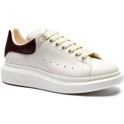 Alexander McQueen Skórzane sneakersy ecru 42 Alexander McQueen Skórzane sneakersy ecru 42