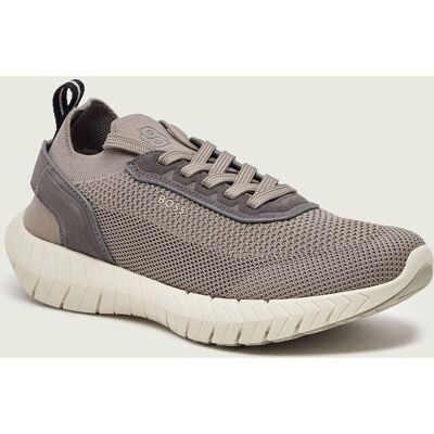 BLACK Sneakersy BOSS-MOTION_Slon_kns zamsz beżowy 45 BLACK Sneakersy BOSS-MOTION_Slon_kns zamsz beżowy 45