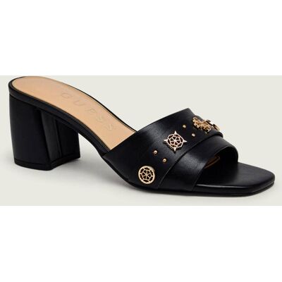 Guess Klapki na słupku GAURI czarny 38 Guess Klapki na słupku GAURI czarny 38