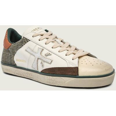 Premiata Skórzane sneakersy STEVEN biały 44 Premiata Skórzane sneakersy STEVEN biały 44