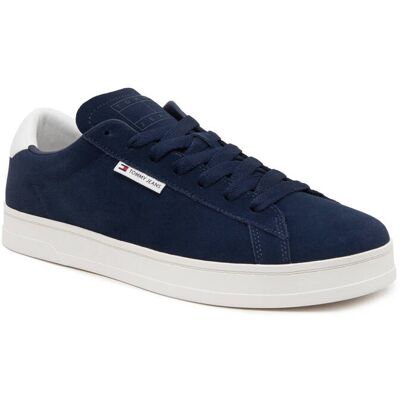 Tommy Jeans Sneakersy zamsz granatowy 42 Tommy Jeans Sneakersy zamsz granatowy 42