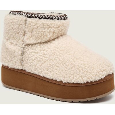 Emu Australia Śniegowce Stinger Micro Flatform Teddy wełna beżowy 42 Emu Australia Śniegowce Stinger Micro Flatform Teddy wełna beżowy 42