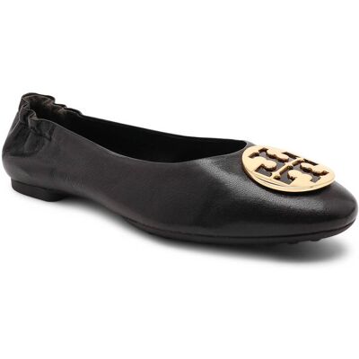 TORY BURCH Skórzane baleriny CLAIRE czarny 37,5 TORY BURCH Skórzane baleriny CLAIRE czarny 37,5