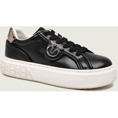Pinko Skórzane sneakersy YOKO 06 czarny 41 Pinko Skórzane sneakersy YOKO 06 czarny 41