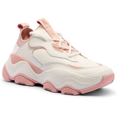 Michael Kors Sneakersy ATLAS z dodatkiem skóry biały 38,5 Michael Kors Sneakersy ATLAS z dodatkiem skóry biały 38,5