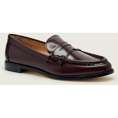 Polo Ralph Lauren LAUREN RALPH LAUREN Skórzane loafersy WYNNIE bordowy 39 Polo Ralph Lauren LAUREN RALPH LAUREN Skórzane loafersy WYNNIE bordowy 39