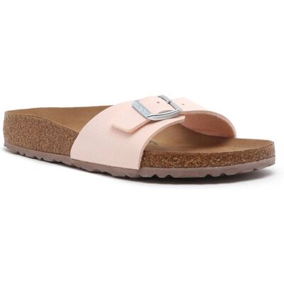 Birkenstock Klapki Madrid narrow fit pudrowy róż 41 Birkenstock Klapki Madrid narrow fit pudrowy róż 41