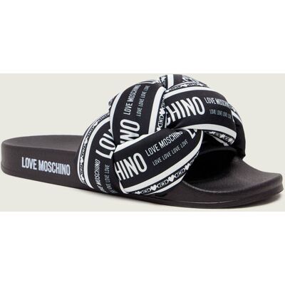Love Moschino Klapki czarny 37 Love Moschino Klapki czarny 37