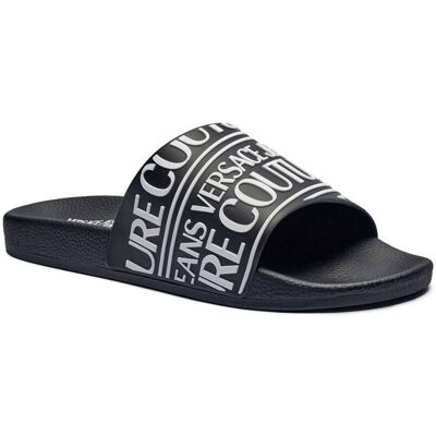 Versace Jeans Couture Klapki czarny 40 Versace Jeans Couture Klapki czarny 40