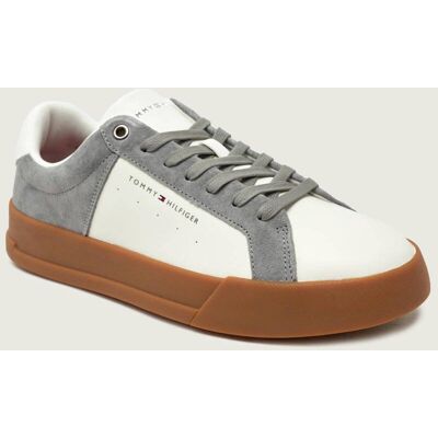 Tommy Hilfiger Sneakersy zamsz szary 44 Tommy Hilfiger Sneakersy zamsz szary 44
