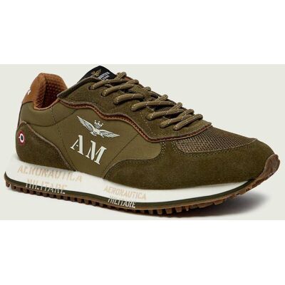 Aeronautica Militare Sneakersy zamsz zielony 41 Aeronautica Militare Sneakersy zamsz zielony 41