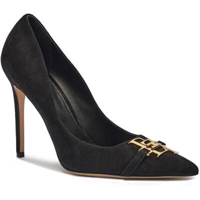 Elisabetta Franchi Szpilki zamsz czarny 40 Elisabetta Franchi Szpilki zamsz czarny 40