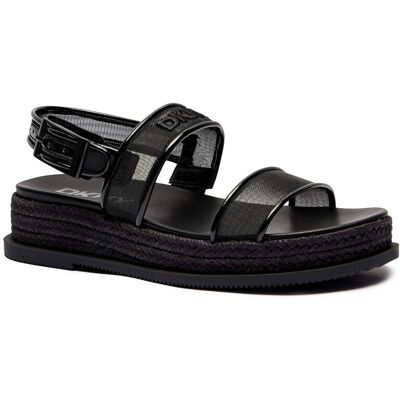 DKNY Sandały BERNAE czarny 40 DKNY Sandały BERNAE czarny 40