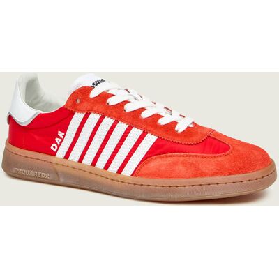 Dsquared2 Sneakersy Boxer zamsz czerwony 44 Dsquared2 Sneakersy Boxer zamsz czerwony 44