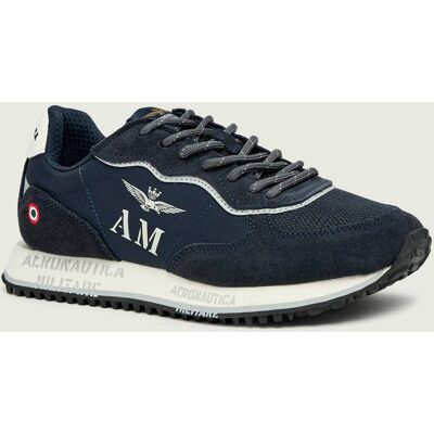 Aeronautica Militare Sneakersy zamsz granatowy 40 Aeronautica Militare Sneakersy zamsz granatowy 40