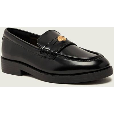 Liu Jo Skórzane loafersy PREPPY 01 czarny 40 Liu Jo Skórzane loafersy PREPPY 01 czarny 40