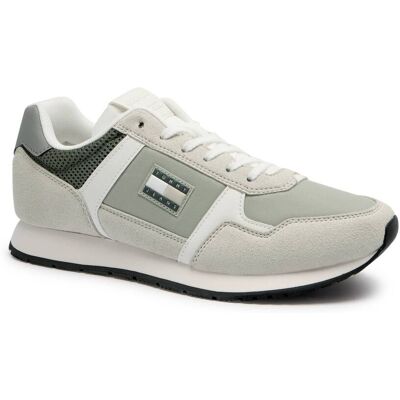 Tommy Jeans Sneakersy RUNNER CASUAL ecru 41 Tommy Jeans Sneakersy RUNNER CASUAL ecru 41