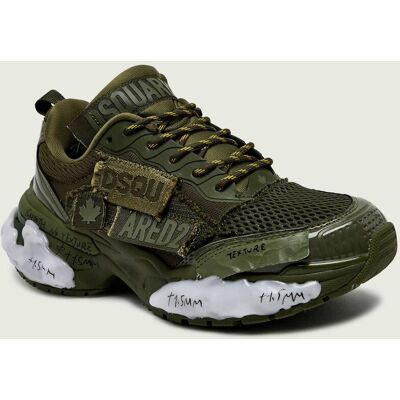 Dsquared2 Sneakersy FASTER oliwkowy 40 Dsquared2 Sneakersy FASTER oliwkowy 40