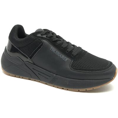 Trussardi Sneakersy SNK NOTOS czarny 36 Trussardi Sneakersy SNK NOTOS czarny 36