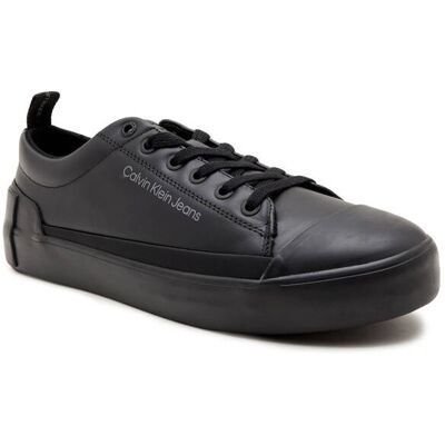 Calvin Klein Jeans Skórzane trampki czarny 41 Calvin Klein Jeans Skórzane trampki czarny 41