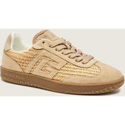 Balmain Sneakersy zamsz beżowy 38 Balmain Sneakersy zamsz beżowy 38