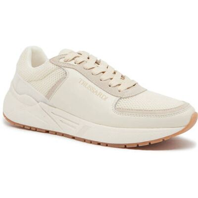 Trussardi Sneakersy SNK NOTOS kremowy 41 Trussardi Sneakersy SNK NOTOS kremowy 41