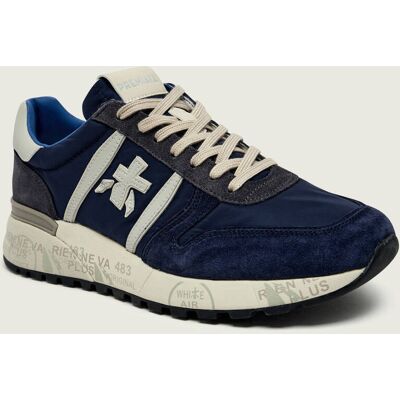 Premiata Sneakersy LANDER zamsz granatowy 44 Premiata Sneakersy LANDER zamsz granatowy 44