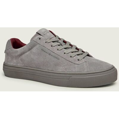 Tommy Hilfiger Sneakersy PARK PREMIUM zamsz szary 44 Tommy Hilfiger Sneakersy PARK PREMIUM zamsz szary 44