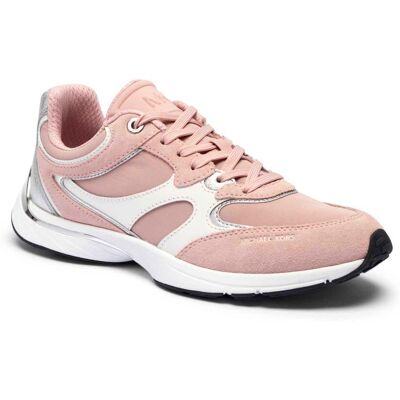 Michael Kors Sneakersy RILEY z dodatkiem skóry różowy 38 Michael Kors Sneakersy RILEY z dodatkiem skóry różowy 38
