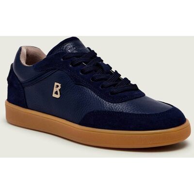 Bogner Skórzane sneakersy VERONA 1 zamsz granatowy 37 Bogner Skórzane sneakersy VERONA 1 zamsz granatowy 37