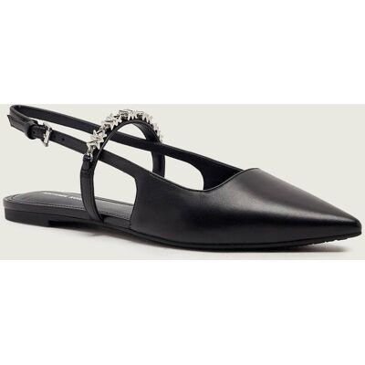 Michael Kors Skórzane baleriny Dina czarny 37 Michael Kors Skórzane baleriny Dina czarny 37