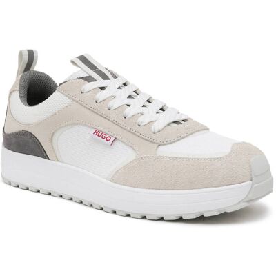 HUGO Sneakersy Cilan_Tenn_mesd z dodatkiem skóry beżowy 41 HUGO Sneakersy Cilan_Tenn_mesd z dodatkiem skóry beżowy 41