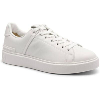 Balmain Skórzane sneakersy biały 36 Balmain Skórzane sneakersy biały 36