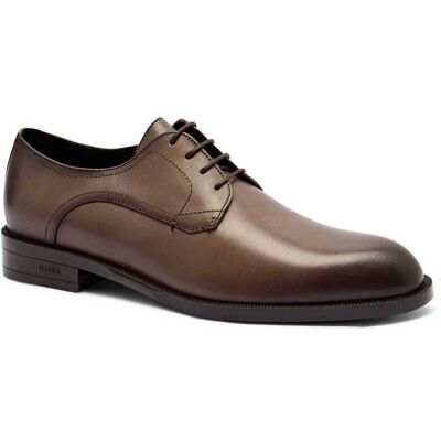 Boss BLACK Skórzane derby Tayil beżowy 41 Boss BLACK Skórzane derby Tayil beżowy 41