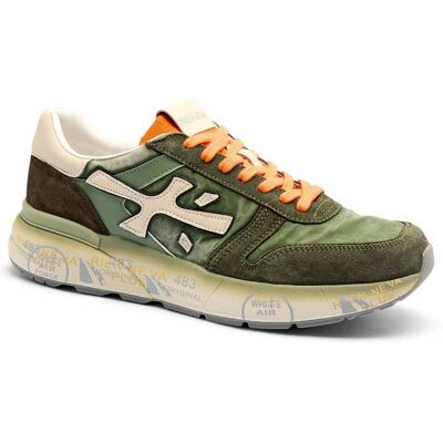 Premiata Skórzane sneakersy MICK khaki 43 Premiata Skórzane sneakersy MICK khaki 43