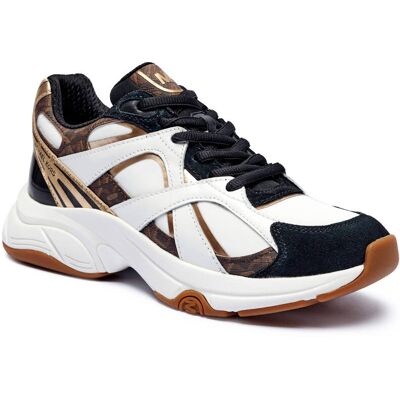 Michael Kors Skórzane sneakersy LEO biały 38,5 Michael Kors Skórzane sneakersy LEO biały 38,5