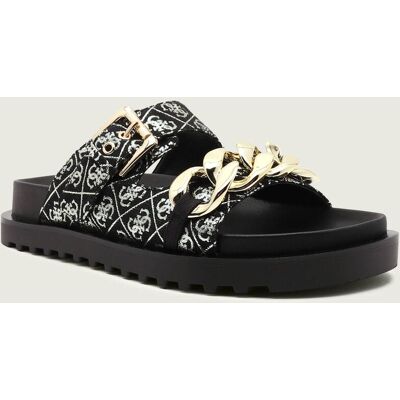 Guess Klapki FATEMA czarny 40 Guess Klapki FATEMA czarny 40
