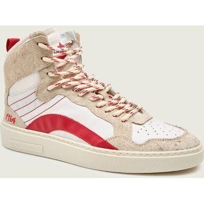 Dsquared2 Skórzane sneakersy RIDER zamsz beżowy 43 Dsquared2 Skórzane sneakersy RIDER zamsz beżowy 43