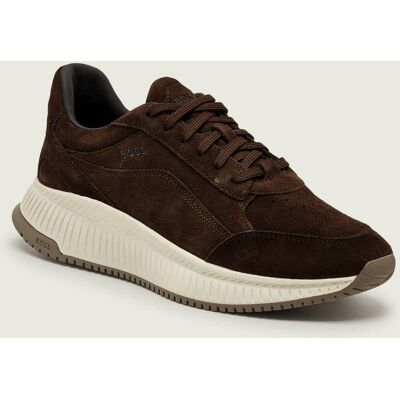 Boss BLACK Sneakersy TTNM EVO_Runn_sdwxbr zamsz brązowy 42 Boss BLACK Sneakersy TTNM EVO_Runn_sdwxbr zamsz brązowy 42