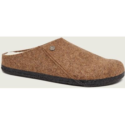 Birkenstock Mule Zermatt Shearling z dodatkiem wełny regular fit beżowy 41 Birkenstock Mule Zermatt Shearling z dodatkiem wełny regular fit beżowy 41
